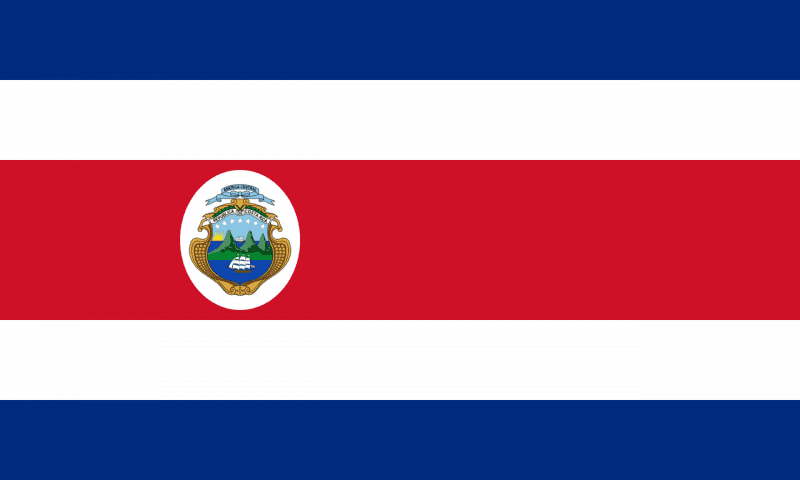 bandera de Costa Rica